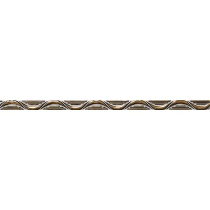 Атем Декоративные Элементы Volna W Gold Бордюр 1,5x29,5 см, Украина - фото 1